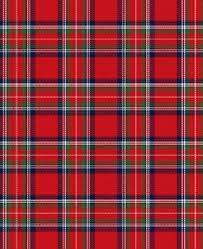 Organic Cotton Blended Red Tartan Blanket